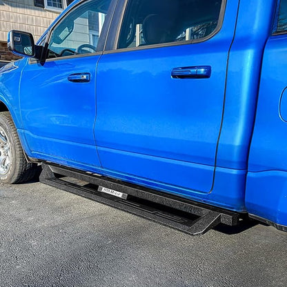 YITAMOTOR Drop Side Steps Compatible with 2019-2026 Chevy Silverado/GMC Sierra 1500, 2020-2026 Silverado/Sierra 2500HD 3500HD Crew Cab, Off-Road Running Boards, Black Powder Coated Nerf Bars