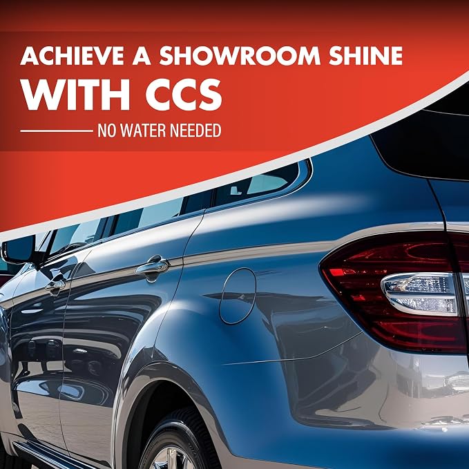 CCS Multi Surface Cleaner - Bug Remover for Motorcycles, Cars, Trucks, RVs, Boats - Polymer Chain Clear Coat Ceramic Alternative - Top Coat Shine and Protection Technology (CCS Pro Pack)