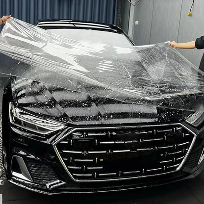 TPU Paint Protection Film PPF, Self-Healing Car Clear Bra with UV Resistance, 7.5MIL,Anti-Corrosion & Hydrophobic Coating, Anti-Oxidation, Gloss Enhancement. (59.8inchX39inch)