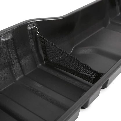 ECOTRIC 8pcs Underseat Storage Box Compatible with 2007-2018 Silverado 2007-2019 GMC Sierra 1500 2500HD 3500HD Under Seat Storage Container Crew Cab Replacement for #23183674