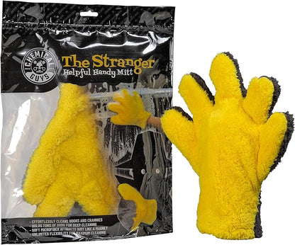 Chemical Guys MIC510 The Stranger Helpful Handy Car Wash Mitt - Yellow, Microfiber Towels for Detailing, Holds Tons of Soapy Suds, Flexible - Perfect for Car Cleaning (Pack of 12)