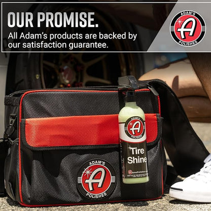 Adam's Polishes Tire Shine Gallon - Spray Tire Dressing W/ SiO2 for Non Greasy Car Detailing |Use W/Tire Applicator After Tire Cleaner & Wheel Cleaner,Gives A Ceramic Coating Wax