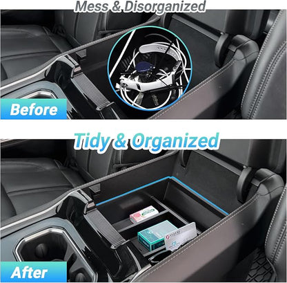 Center Console Organizer Compatible with 2022-2026 Jeep Wagoneer/L, 2022-2026 Jeep Grand Wagoneer/L Accessories, Armrest Storage Box