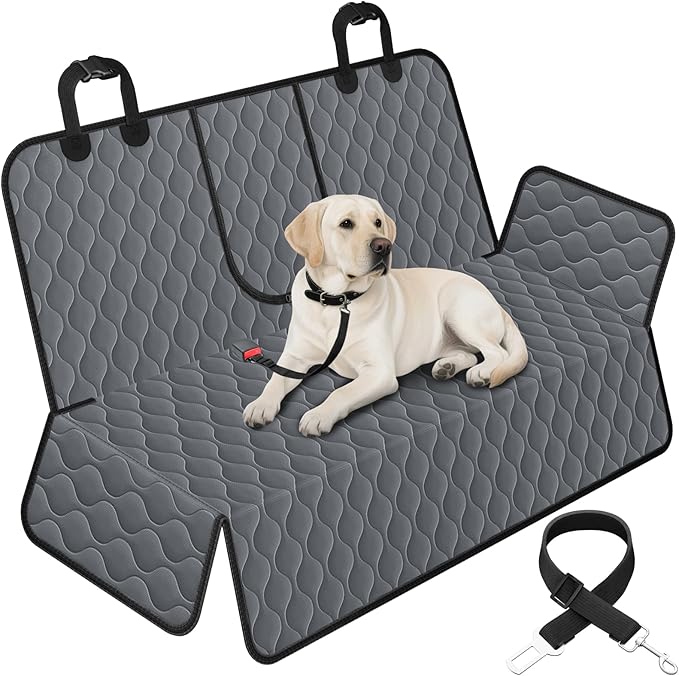 URPOWER Dog Car Seat Cover for Back Seat - Waterproof Car Seat Protector for Child Carseat & Pets, Nonslip Car Seat Covers for Full Size SUVs & Trucks