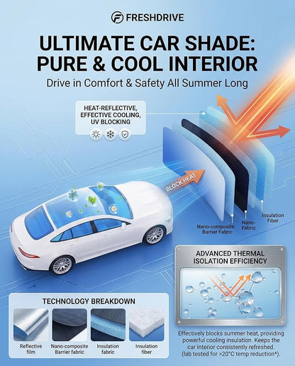 Windshield Sun Shade for Chevy Trax Front Window Shades Cover for 2013-2024 2025 2026 Trax Windshield Sun Visor Protector Car Accessories