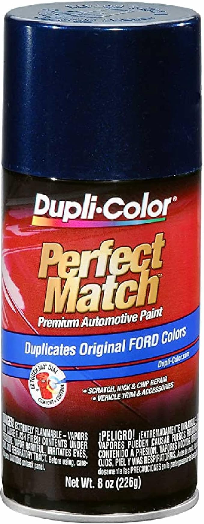 Dupli-Color Perfect Match Premium Automotive Paint, True Blue, 8 oz