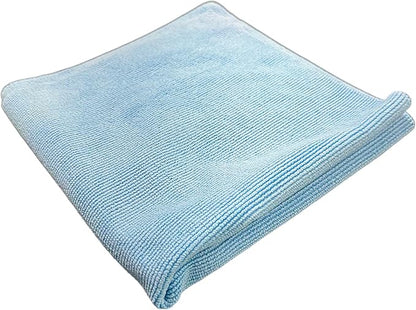 Clean Level One Microfiber Towel 10-Pack – Lightweight 250 GSM Multi-Purpose Cleaning Cloths for Auto Detailing, Household, and Garage Use – Soft, Lint-Free, Quick-Dry – 16” x 16”