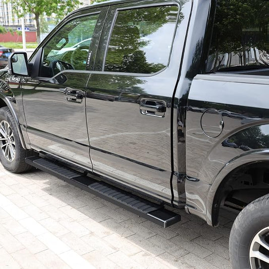 COMNOVA 6 Inches Running Boards Compatible with 2005-2023 Toyota Tacoma Double Cab, Running Boards & Steps for Tacoma (Black)