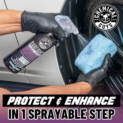 Chemical Guys TVD_104_1602 Bare Bones Premium Dark Shine Spray for Undercarriage, Tires and Trim, Safe for Cars, Trucks, Motorcycles, RVs & More,16 fl oz (4 Pack)
