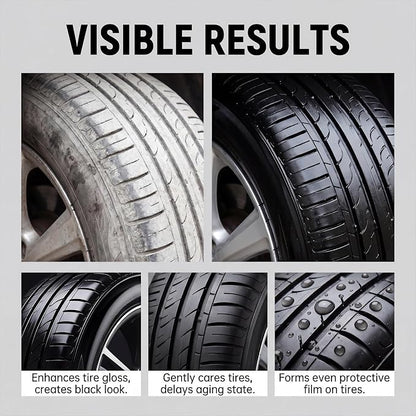 Ceramic Tire Coating Spray, Long Lasting Black Tire Shine, Non-Greasy No Sling Car Truck SUV Tire Polish