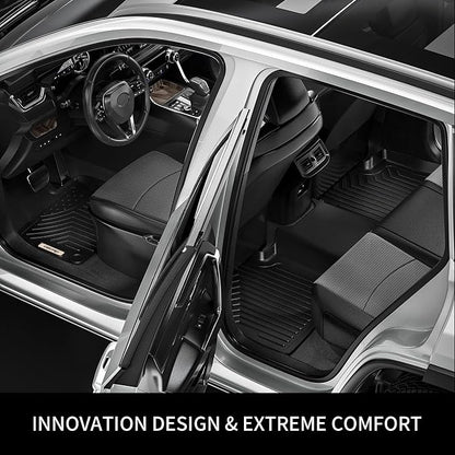 OEDRO Floor Mats for 2018-2023 Subaru Crosstrek / 2018-2023 Impreza, Custom Fit for Subaru Crosstrek Accessories TPE All Weather Waterproof Car Floor Mats, Black
