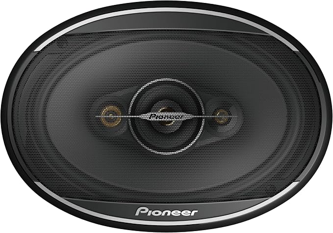 Pioneer A-Series Standard TS-A6961F 6” x 9” 4-Way Speakers (Pair) – 450W Max, Balanced Sound + Smooth Treble, Enhanced Bass, Ideal Factory Upgrade, Installation Adaptors Included