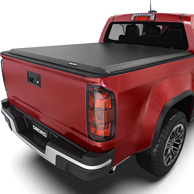 OEDRO Roll Up Truck Bed Tonneau Cover Compatible with 2015-2026 Chevy Colorado/GMC Canyon with 5.2ft Bed