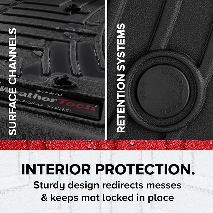 WeatherTech Custom Fit FloorLiners for Chevrolet Malibu - 1st & 2nd Row (45903-1-2), Tan