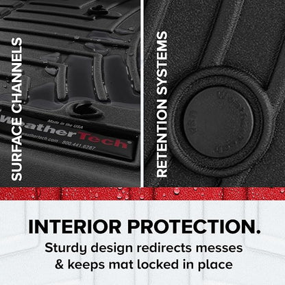 WeatherTech Custom Fit FloorLiners for Chevrolet Malibu - 1st & 2nd Row (45903-1-2), Tan