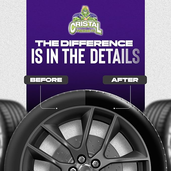 Untouchable Tire Shine Spray (2 Pack) – Citrus Scent, Wet Look Tire Shine, No Sling, Long Lasting Car Tire Shine, No Touch Application