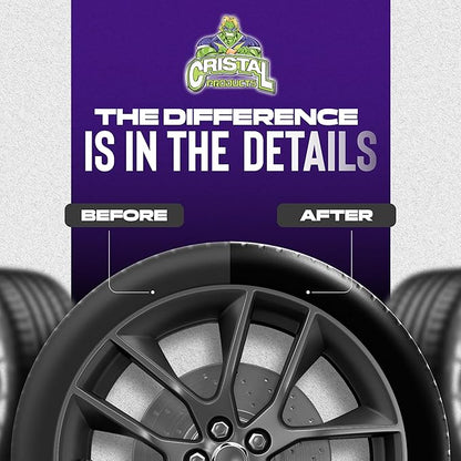 Untouchable Tire Shine Spray (2 Pack) – Citrus Scent, Wet Look Tire Shine, No Sling, Long Lasting Car Tire Shine, No Touch Application