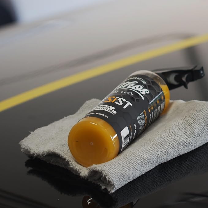 Ethos RESIST Graphene Spray Coating for Cars – Graphene Ceramic Coating Spray, Extreme Hydrophobic Protection, Gloss Enhancement, Ceramic Coating for Cars (16oz)