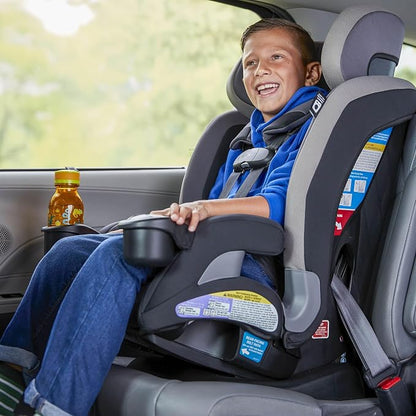 Safety 1st EverSlim 4-in-1 Convertible Car Seat, SecureTech Chest Clip, Ultra-Slim, 4-Mode Infant to Booster, Baby Car Seat, 5-100 lbs, Memory Foam, Fiddlehead