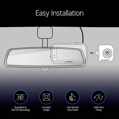 Nextbase Series 2 Add-on Module Cameras – 140 Degree Viewing Angle Cabin View Dash Camera for Commercial Use – Compatible with Series 2 322GW, 422GW, 522GW and 622GW Dash Cam Models