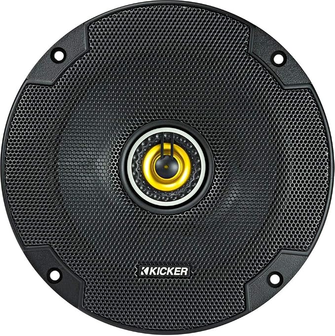 KICKER 46CSC654 CS-Series CSC65 6.5-Inch (160mm) Coaxial Speakers, 4-Ohm (Pair)