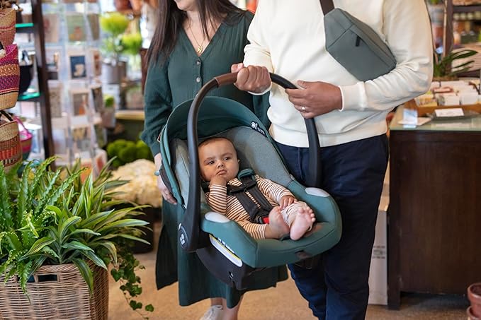 Maxi-Cosi Mico Luxe+ Baby Car Seat: Infant Car Seat with Base and Versatile Baby Carrier Seat Functionality, Urban Wonder