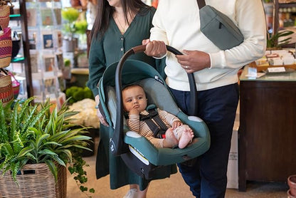 Maxi-Cosi Mico Luxe+ Baby Car Seat: Infant Car Seat with Base and Versatile Baby Carrier Seat Functionality, Urban Wonder