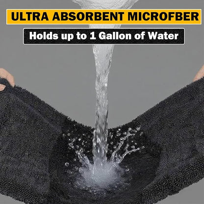 Car Drying Towel (36"x 24"/3ft x 2ft), 2 Pack Ultra Absorbent Microfiber Drying Towels for Cars, Leave No Streaks, Scratches or Water Spots, Extra Large Drying Towels Car Detailing for Cars