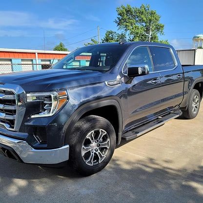 COMNOVA 6 INCHES Running Boards Steps Step Bars Compatible with 2019-2026 Chevy Silverado 1500, 2020-2026 Silverado/Sierra 2500HD/3500HD Crew Cab. A Pair Running Boards for Silverado Crew Cab