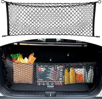 Envelope Style Automotive Trunk Mesh Cargo Net for Hyundai Tucson Se Sel 2022-2026 - Premium Trunk Organizer and Storage - Luggage Net for Crossover - Best Car Organizer for Hyundai Tucson