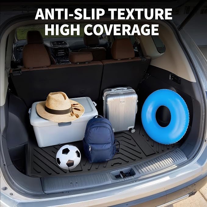 YITAMOTOR Cargo Mat Fit for 2010-2024 Toyota 4Runner (5 Passenger Models, No 3rd seat or No Sliding Cargo Deck), Custom Fit All Weather Cargo Trunk Liner