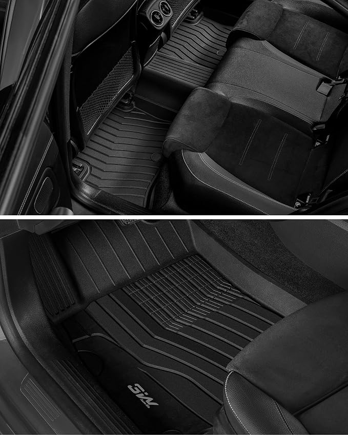 3W Floor Mats Fit for Benz GLE SUV 2020-2026(Not Fit for Coupe/W167/Hybrid), TPE All Weather Custom Fit Floor Liner for Benz GLE 5 Seats 350/450/580/53 AMG/63 AMG S Accessories Car Mats