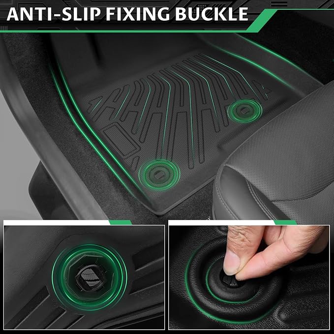 Floor Mats for Toyota 4Runner, SR5 | Limited 2010 2011 2012(ONLY 5 Seats), Custom Fit Lexus GX460 2010-2013 Floor Mats TPE Non-Slip Waterproof, Car Accessories for 5th gen 4runner Floor Mat