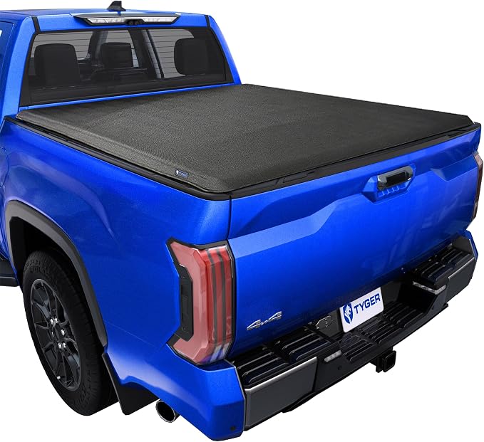 Tyger Auto T1X Soft Roll-Up in Fabric Truck Bed Tonneau Cover Compatible with 2014-2021 Toyota Tundra | 6.5' (79") Bed | TG-BC1T9042X
