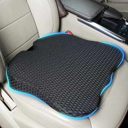 Lofty Aim Car Seat Cushion, Comfort Memory Foam Car Cushions for Driving (Black)