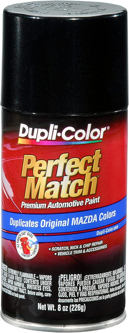 Dupli-Color Perfect Match Premium Automotive Paint, Black Mica, 8 oz