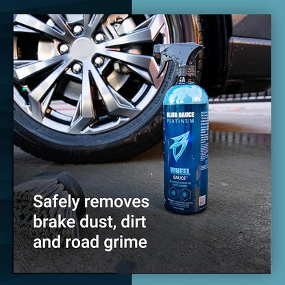 Bling Sauce Platinum Wheel Sauce, All Surface Citrus Gel Wheel Cleaner for Cars, Trucks, SUVs, 24oz.