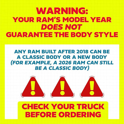 Flag Truck Tonneau Cover for 2002-2025 Ram 1500 (Classic Body ONLY) / 2003-2024 Ram 2500/3500 with 6.4 ft Bed All-Weather Soft Roll Truck Bed Cover for Truck Black Flag ONLY for Classic Body