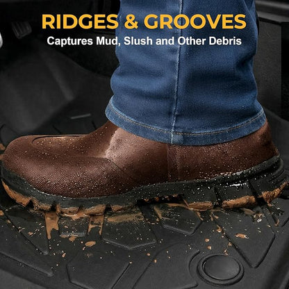 Floor Mats for Honda Passport 2026, All Weather Floor Mats Trunk Cargo Liner with Backrest Protectors, Lower Cargo Mat and Door Sill Guards Accessories, Full Coverage Set