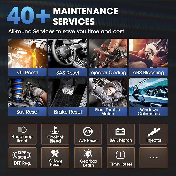 Launch X431 PAD Scan Tool Global Ver. (Upgraded of X431 V+, X431 PROS) 50+ Reset ECU Coding OE-Level Bi-Directional All System Diagnostic Tool, Free Update