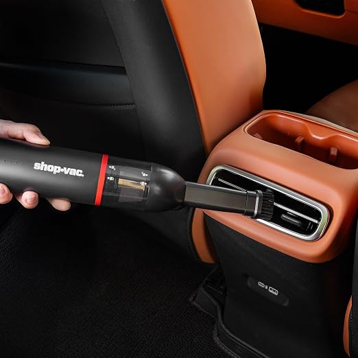 Shop-Vac 2-in-1 Car Vacuum & Air Duster, 14000Pa Blow/Suction Portable Cordless Vacuum, Mini Blower, Handheld & Lightweight with 6 Nozzles, Type-C Rechargeable for Auto/Home/Office