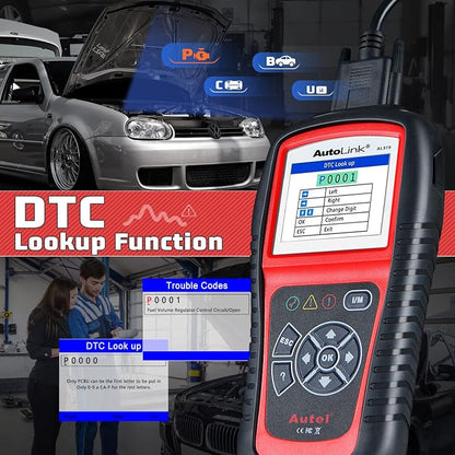 Autel AutoLink AL519 OBD2 Scanner Enhanced Mode 6 Car Diagnostic Tool Check Engine Code Reader CAN Scan Tool, Advanced Ver. of AL319