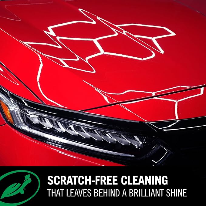Turtle Wax Hybrid Solutions Ceramic Car Wash and Wax, Gentle pH Neutral Car Cleaner with Extreme Water Beading Paint Protection, High Gloss Spot-Free, Car Wax Shine, Fruity Scent, 48 oz (Pack of 1)