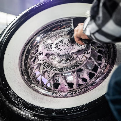 Turtle Wax X Mister Cartoon 54251 All Wheel Cleaner, Removes Surface Contaminants, Brake Dust and Rust, Safe for Paint and Wraps, Metal, and Glass, Low Odor Color Changing Formula, 23 oz.