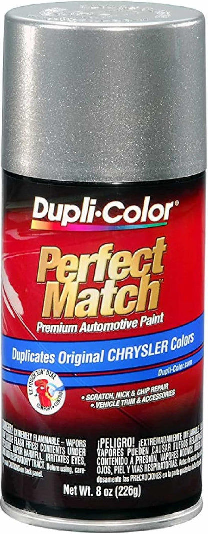 Dupli-Color Perfect Match Premium Automotive Paint, Bright Platinum (M), 8 oz