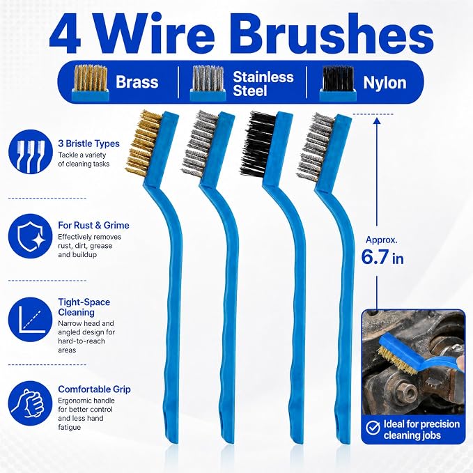 30 PCS Car Detailing Kit - Car Cleaning Wash Brush Set, Auto Interior Detailing Washing Brush Kit Tool, Car Cleaning Supplies, Exterior Wheel Drill Brush, Automotive Tools Detailing Brushes