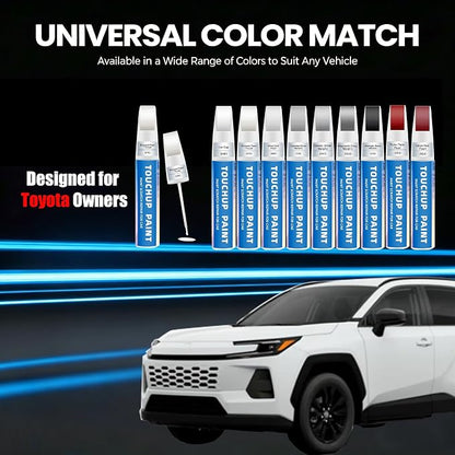 Blizzard Pearl Tricoat(070) Touch Up Paint for Toyota 2-in-1 Car Scratch Repair Pen for Rock Chips, Door Scratches & Paint Nicks Exact Color Match Quick Dry DIY Fix for RAV4 Camry Corolla
