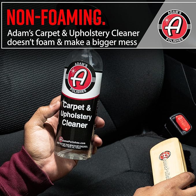Adam's Polishes Carpet Brush Total Refill Kit - A Cleaning Tool Attachment For Scrubbing/Cleaning Carpet, Upholstery, Leather Seats & Chairs, Floor Mats, Trunk, Interior Boat, RV & Car Accessories