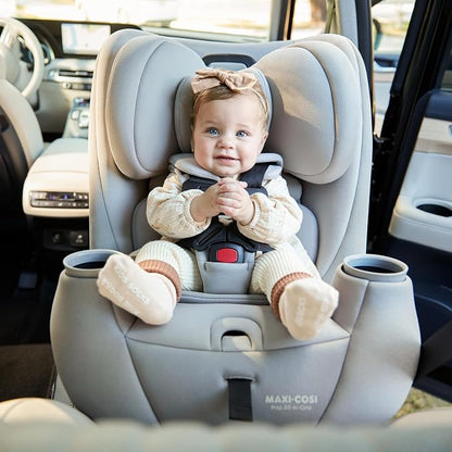 Maxi-Cosi Pria All-in-One Convertible Car Seat, Infant to Toddler Car Seat, Easy-Install Harness, Machine-Washable Cover, 5-100 lbs, Seafaring