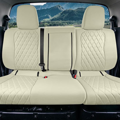 FH Group Custom Fit Car Seat Covers Specifically Made for 2022-2026 Nissan Frontier, Full Set Gray Ultraflex Neoprene Waterproof Automotive Seat Covers for Pickup Truck, Nissan Accessories